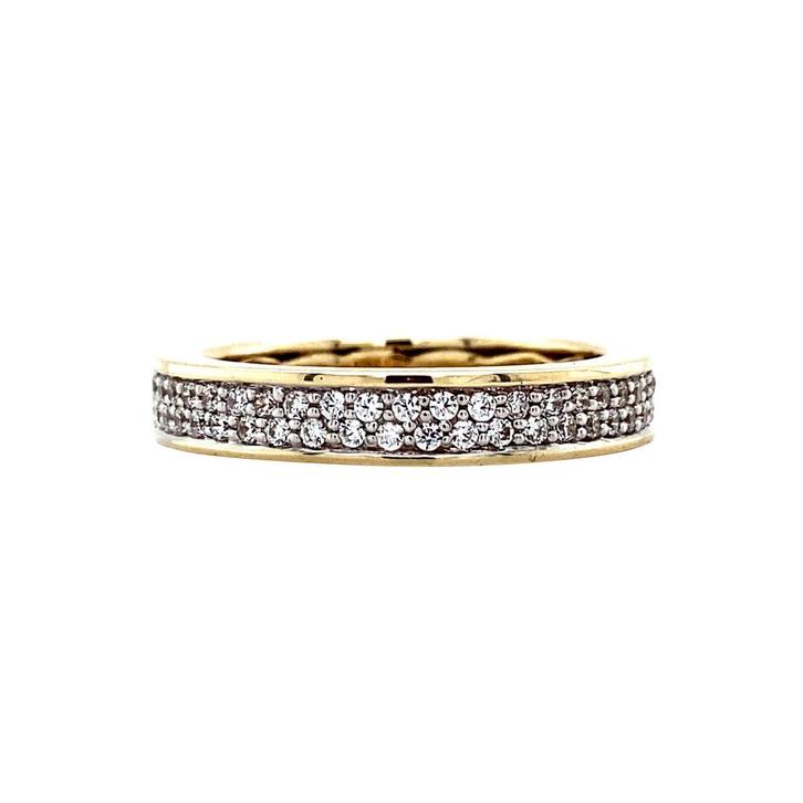 Gouden ring met zirkonia van Blush 14 karaat, Sieraden, Tassen en Uiterlijk, Ringen, Wit, Zo goed als nieuw, Goud, Verzenden