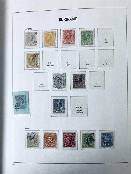 Suriname - Collectie Suriname in Davo Album, Postzegels en Munten, Postzegels | Nederland