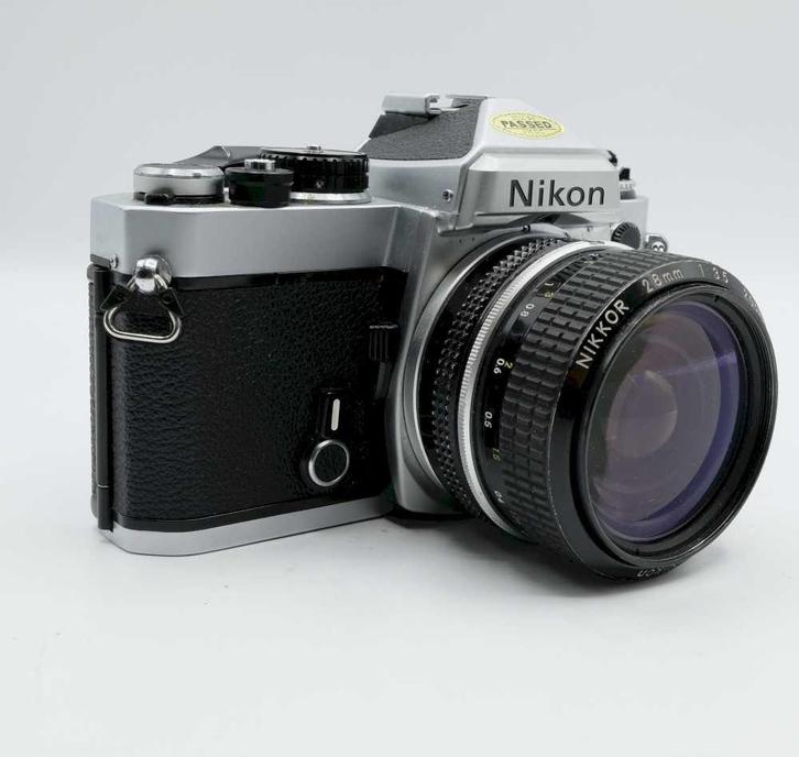 Nikon FE + 28mm 3,5 OCCASION (567), Audio, Tv en Foto, Fotografie | Lenzen en Objectieven, Gebruikt, Ophalen of Verzenden