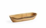 Olijfhouten kom | Langwerpig | 30x9,5x(H)6cm, Verzenden, Nieuw in verpakking
