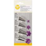 Wilton Spuitmondjes Set Bloemen (#109, #129, #190,#225), Hobby en Vrije tijd, Taarten en Cupcakes maken, Verzenden, Nieuw