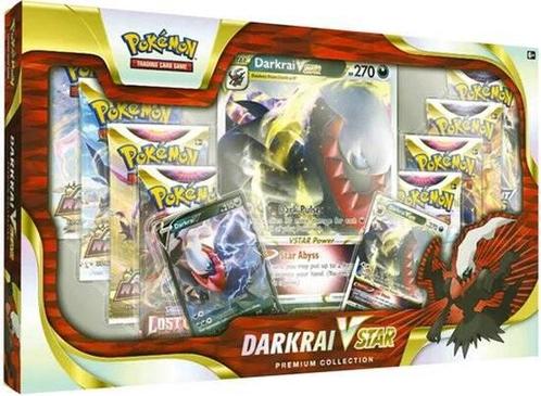 Darkrai Vstar Premium Collection box, Hobby en Vrije tijd, Verzamelkaartspellen | Pokémon, Losse kaart, Nieuw, Foil, Ophalen of Verzenden