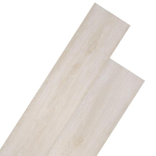 Niet-Zelfklevende PVC Vloer - Wit Eiken - Retourdeal - 5...., Huis en Inrichting, Stoffering | Vloerbedekking, Wit, Nieuw, Vinyl