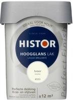 Histor Perfect Finish lak Hoogglans Ivoor 6553 - 0,75 Liter, Doe-het-zelf en Verbouw, Verf, Beits en Lak, Nieuw, Verzenden