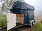 Mooie hoge sluis 2-paards met zadelkamer!, Ophalen, Zo goed als nieuw, Polyester, 2-paards trailer