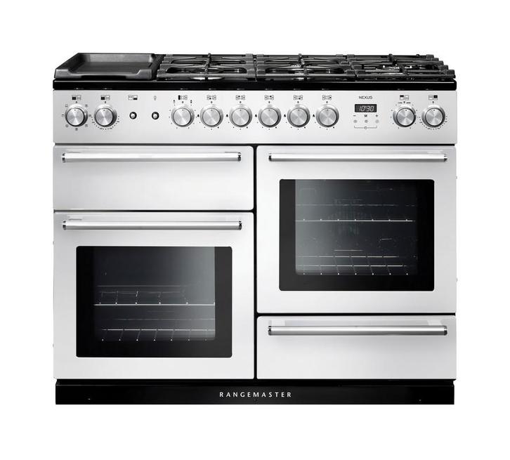 Rangemaster Nexus 110 Dual Fuel White gasfornuis DHZ10521799, Witgoed en Apparatuur, Fornuizen, Nieuw, Ophalen of Verzenden