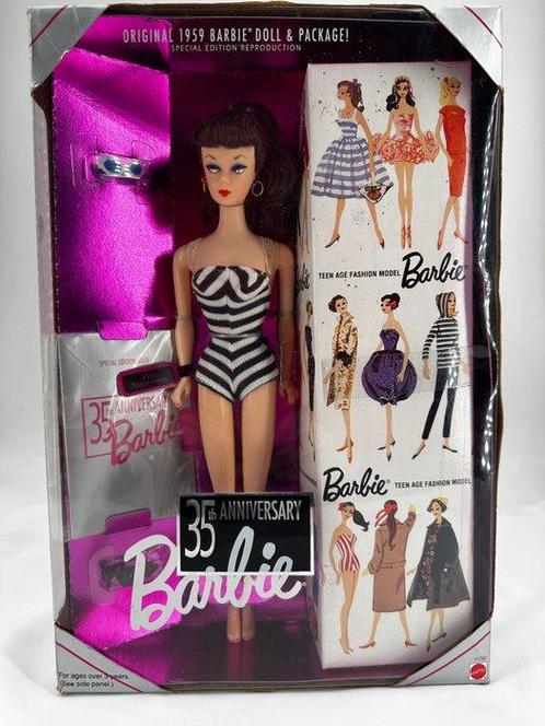 Mattel  - Barbiepop - 35th Anniversary Brunette - 1993 -, Antiek en Kunst, Antiek | Speelgoed