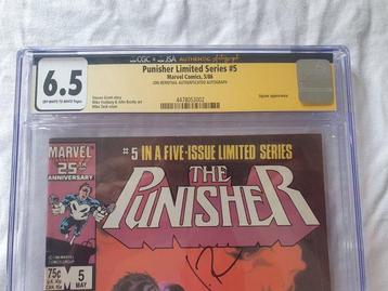 Punisher limited series #5 - CGC 6.5 Signed by Jon Bernthal beschikbaar voor biedingen