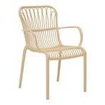 Tuinstoel - Rattie - Taupe - The Outsider, Tuin en Terras, Verzenden, Nieuw