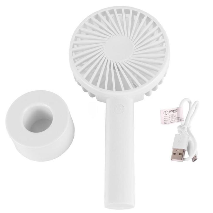 Benson Handventilator - 3 snelheden - oplaadbaar - inclus..., Witgoed en Apparatuur, Airco's, Nieuw, Ophalen of Verzenden
