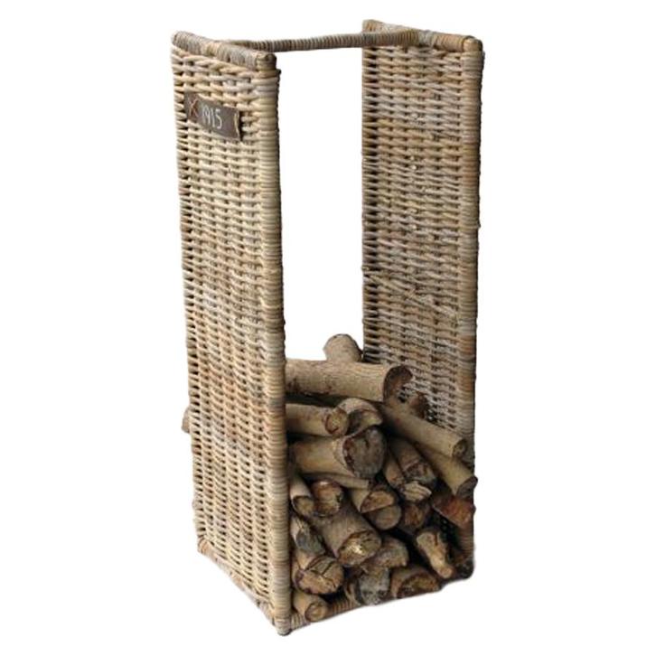 Haardmand Rotan grijs 42x36h100cm, Sieraden, Tassen en Uiterlijk, Uiterlijk | Haarverzorging, Ophalen of Verzenden