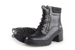 Mustang Veterboots in maat 40 Zwart | 10% extra korting, Kleding | Dames, Schoenen, Verzenden, Zwart, Overige typen, Zo goed als nieuw