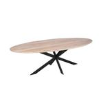 *WOONWINKEL* Starfurn Ferris Ovale Eettafel Naturel Eiken 24, Huis en Inrichting, Verzenden, Nieuw
