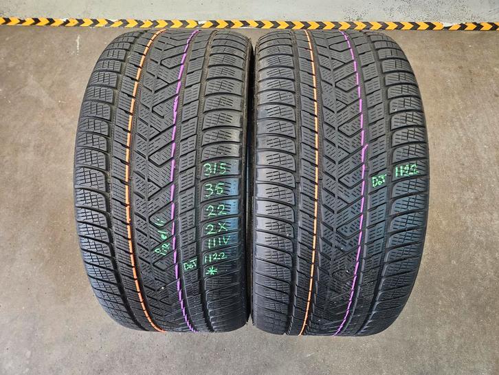 315/35/22 111V* PIRELLI WINTERBANDEN 5,5MM PROFIEL 2X, Auto-onderdelen, Banden en Velgen, Overige maten, Erkend duurzaam, Winterbanden