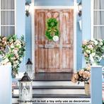 Paasdecoratie deurdecoratie paashaas krans met oren, Ophalen of Verzenden, Nieuw