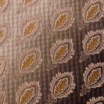 Damastweefsel Degradé – Paisleymotief met Goudborduursel -