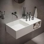 Wastafel Ideavit Solidplan 80x40x20 cm Solid Surface Mat Wit, Ophalen of Verzenden, Nieuw, Overige typen