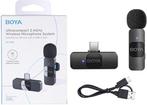 Boya Ultra-Compacte Draadloze Microfoon BY-V10 voor Android, Muziek en Instrumenten, Microfoons, Verzenden, Nieuw