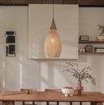 Rotan Hanglamp – Handgeweven Plafondlamp 25×50 cm Vintage, Huis en Inrichting, Lampen | Hanglampen, Verzenden, Nieuw