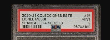 2020 Panini Lionel Messi #16 Serie Oro - PSA 9 - 1 Graded, Verzamelen, Stickers
