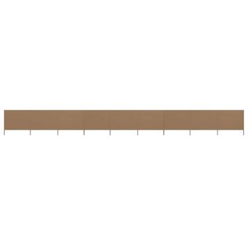 Windscherm 1200cm Taupe - Retourdeal - 60% Korting! beschikbaar voor biedingen