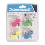 Silverline set hangsloten - messing slotlichaam, 20 mm -..., Ophalen of Verzenden, Nieuw