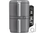 Ninja SL451EU - Double Stack Airfryer XXL - 9.5 Liter - 6, Witgoed en Apparatuur, Airfryers, Verzenden, Zo goed als nieuw