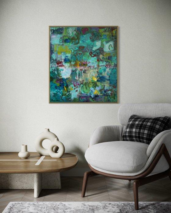 Villafuerte - Patterns, Antiek en Kunst, Kunst | Schilderijen | Modern