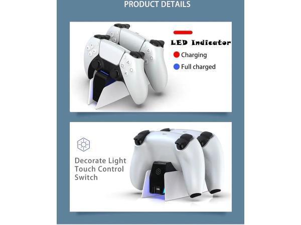 Veiling - Honcam Charging station voor Playstation 5 control, Spelcomputers en Games, Spelcomputers | Overige