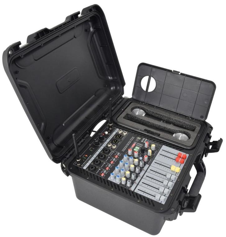 Citronic FLITE-600 Draagbare Mixer Versterker 2 X 300W 2, Muziek en Instrumenten, Behuizingen en Koffers, Nieuw, Verzenden