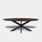 Tafel Ovaal Eikenhout  Matrix  280x115, Huis en Inrichting, Tafels | Eettafels, Nieuw