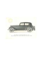 1934 ALFA ROMEO 6C 2300 TOURISME & GRAND TOURISME BROCHURE, Nieuw, Alfa Romeo, Author