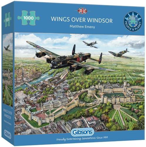Wings over Windsor Puzzel (1000 stukjes) | Gibsons - Puzzels, Hobby en Vrije tijd, Denksport en Puzzels, Nieuw, Verzenden