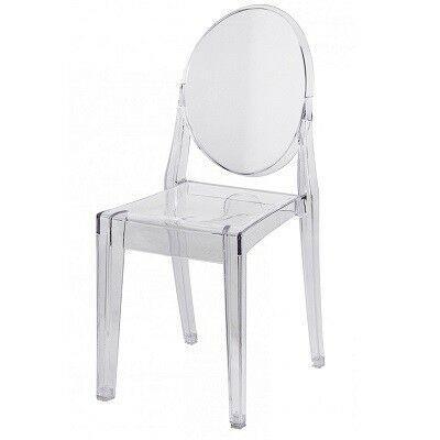 Eetkamerstoel zonder armleuning | Kunststof | Transparant, Huis en Inrichting, Stoelen, Nieuw, Ophalen of Verzenden
