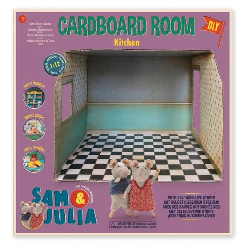 Het Muizenhuis - Kartonnen miniatuur keuken, Kinderen en Baby's, Speelgoed | Overig