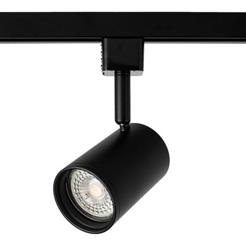 LED 1-fase Railspot | Zwart | GU10 fitting, Huis en Inrichting, Lampen | Spots, Metaal of Aluminium, Ophalen of Verzenden