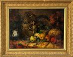 Alfred E Bastien. (1873-1955) - A still life with fruit and, Antiek en Kunst, Kunst | Schilderijen | Klassiek