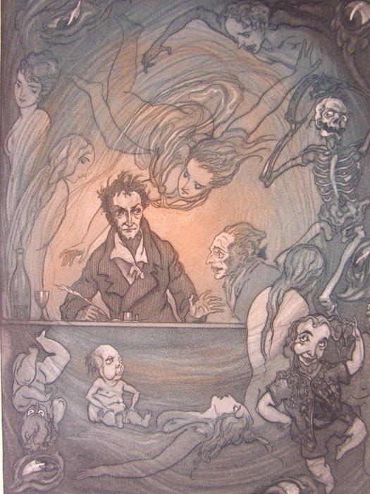E.T.A. Hoffmann / André Lambert - Contes fantastiques - 1925, Antiek en Kunst, Antiek | Boeken en Bijbels