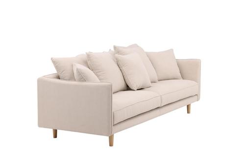 3-Zitbank - Ann-Marie - Beige - Jörn, Huis en Inrichting, Banken | Bankstellen, Verzenden