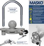 MASKO® Disselslot - Koppelingsslot - Aanhangwagenslot - Grij, Verzenden, Nieuw