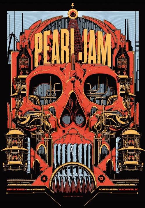 Posters - Poster Pearl Jam - Pearl Jam, Verzamelen, Muziek, Artiesten en Beroemdheden, Zo goed als nieuw, Verzenden