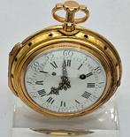 Schweiz - 18kt. gravierte Goldspindeluhr - Quarter Repeater, Nieuw