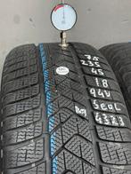 235/45/18 94V Pirelli winterbanden 6,7/6,5mm profiel 4 stuks, Auto-onderdelen, 18 inch, Gebruikt, 235 mm, Band(en)