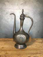 Oude karaf van koper met patina, 19e eeuw - Koper, Tin -