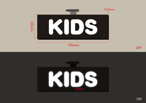 LED-Sign KIDS, Zakelijke goederen, Kantoor en Winkelinrichting | Winkel en Inventaris