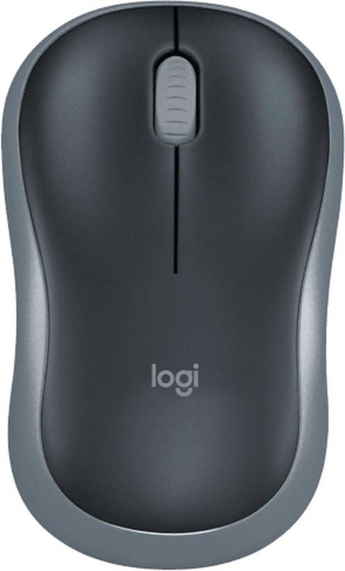 Logitech M185 - Draadloze Muis - Grijs, Computers en Software, Muizen, Verzenden