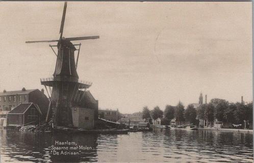 HAARLEM - Spaarne met Molen de Adriaan, Verzamelen, Ansichtkaarten | Nederland, Verzenden