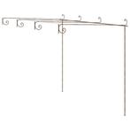 Pergola Antiekbruin 4x3m | Tweedekansje | Romantisch, Tuin en Terras, Ophalen of Verzenden, Nieuw, Minder dan 5 meter, 4 tot 6 meter
