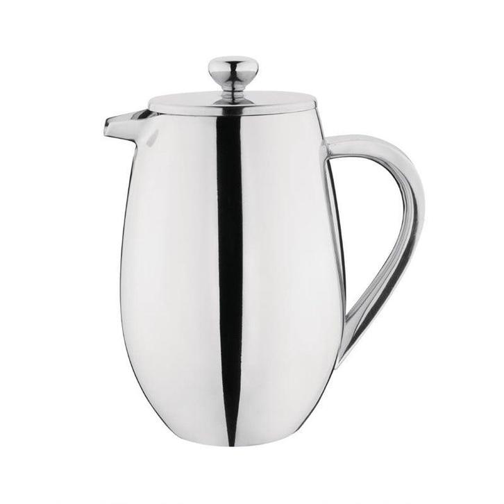 RVS Cafetière | 0,75L | Dubbelwandige isolatie | 19,5cm, Zakelijke goederen, Horeca | Keukenapparatuur, Nieuw in verpakking, Verzenden