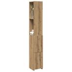 vidaXL Badkamerkast 25x25x170 cm bewerkt hout artisanaal, Huis en Inrichting, Verzenden, Nieuw